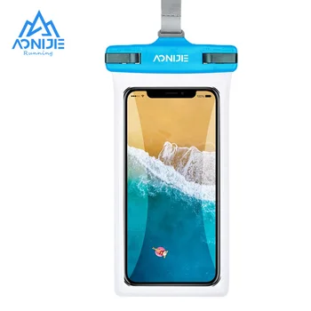 AONIJIE E4115 Tam Ekran IPX8 Sınıf Su Geçirmez cep telefonu çantası Kılıf Kılıfı Uyar Telefonu Altında 7 