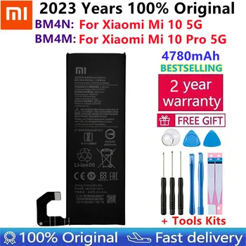 Orijinal Yedek Pil BM4M BM4N Xiaomi Mi 10 Pro 5G Xiaomi 10Pro Mi10 5G Orijinal Telefon Bateria Piller + Hediye Araçları