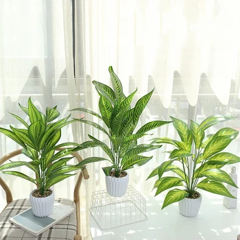 Sahte Bitkiler Yapay Saksı Sahte Bitkiler Bitkiler Tencere Ofis Masası Raf Banyo Çiftlik Evi Ev Dekor