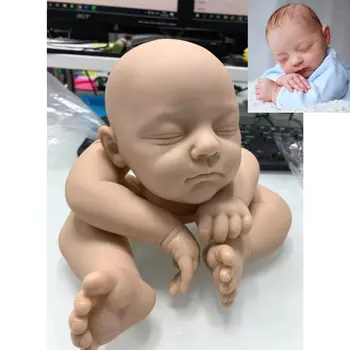 19 İnç Bitmemiş Yeniden Doğmuş Bebek Bebek Kiti Jamie Boyasız Bebek Parçaları Bez Vücut El Yapımı DIY Oyuncak Figürü