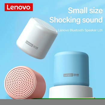 Lenovo taşınabilir kablosuz bluetooth hoparlör TWS Mini Açık Hoparlör Sütun Stereo Bas Surround Müzik Kutusu Su Geçirmez Hoparlör