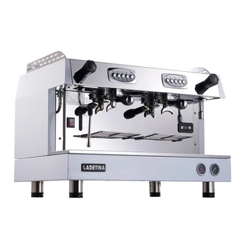 Ticari Espresso Kahve Makinesi Yarı Otomatik Kahve Makinesi Paslanmaz Çelik İtalyan Tarzı Kahve Makinesi