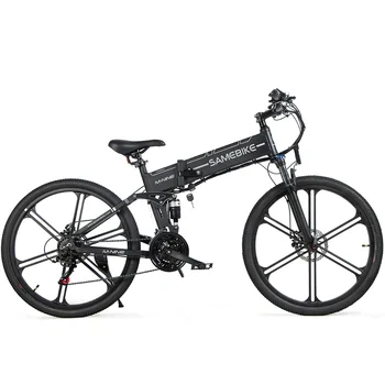 Alüminyum alaşımlı ebike 500w Yüksek hızlı fırçasız dişli motor katlanır elektrikli bisiklet