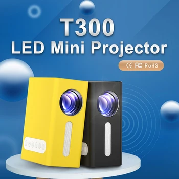 Projektör Mini 320x240 Piksel Usb Soket 1080p Led Projektör Projektör Medya Oynatıcı