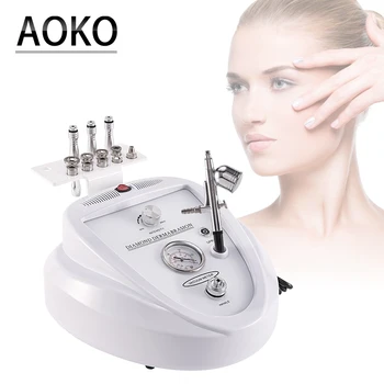 AOKO 3 İn 1 Elmas Mikrodermabrazyon Güzellik Makinesi Vakum Yüz Kaldırma Masajı Yüz Temiz Kırışıklık Karşıtı Cilt Gençleştirme