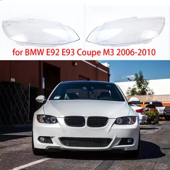 1 Çift Far Başkanı İşık Lambası lens kapağı BMW E92 E93 Coupe M3 328İ 335İ Cabrio 2006-2010