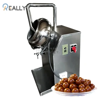 Aperatif Dükkanı için Şeker Kaplama Makinesi Çikolata Fındık Şeker Kaplama Makinesi