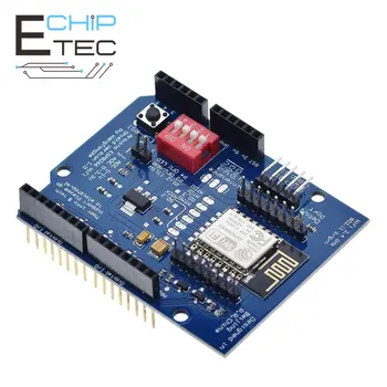 ESP8266 ESP - 12E UART WIFI Kablosuz Kalkan Geliştirme Kurulu Arduino UNO için R3 Devre Kartları Modülü