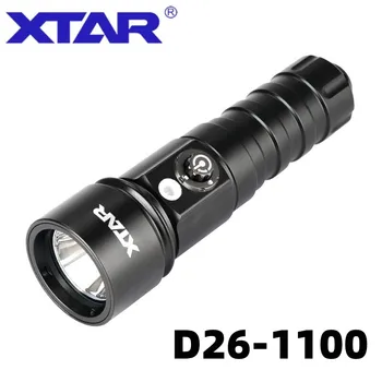 XTAR D26 1100 Lümen Dalış El Feneri XM-L2 U3 LED Derinliği 100m Su Geçirmez dalış lambası Sualtı Lambası Torch 5200mAh Pil
