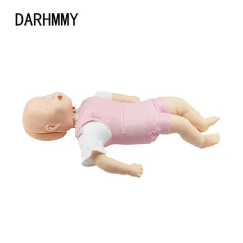 DARHMMY Bebek Boğulma Trakeal Enfarktüs Modeli Bebek Hava Yolu Tıkanıklığı CPR Eğitim Mankeni Tıbbi Hemşire öğretim aracı
