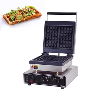 Ticari iki büyük adet waffle makinesi yapışmaz tava makinesi 110V/220V baker aperatif ekipmanları waffle makinesi waffle