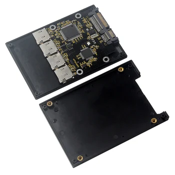 2.5 İnç 4 TF SATA Adaptör Kartı, Self-Made SSD Katı Hal Sürücü, mikro SD SATA Grup RAID Kartı