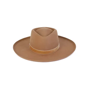X0530 Elmas Üst dokulu şapka Basit Vintage Fransız Düz yün silindir şapka Vintage Fedora Yıldırım Şapka Koyun