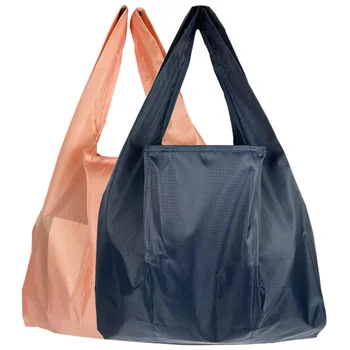 Katlanabilir Süpermarket Büyük Alışveriş Çantaları Anne alışveriş çantası Taşınabilir Tote Yıkanmış Oxford Kumaş Tekrarlanan