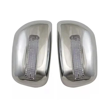 Araba Krom Gümüş Dikiz Yan Cam ayna kapağı Trim dikiz aynası Kabuk Kapakları Toyota Corolla Spacio 2001-2007 için