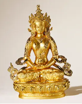 Budizm Amitayus Amitabha Meditasyon Buda servet şans İlahiyat heykeli