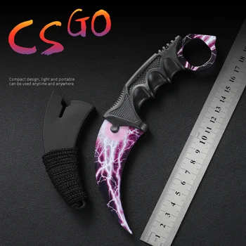 Csgo Oyunu Pençe Bıçak El Bıçağı Taşınabilir Kesme Bıçağı Acemi Açık Uygulama Bıçak Oyuncak Kesme Bıçağı Tüm Çelik Bıçak