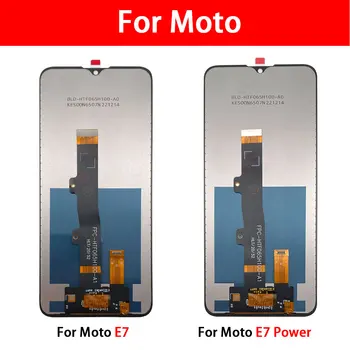 10 adet Moto E20 E32 E40 E6S E7 E6 Artı Oyun Güç Ekran LCD dokunmatik ekranlı sayısallaştırıcı grup Parçaları lcd ekran Değiştirme