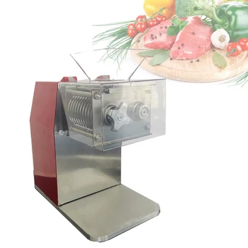 Restoran Mutfak Et Kesici Endüstriyel sınıf metal kesme makinesi Otomatik Taze Et Şerit Kesici Makinesi