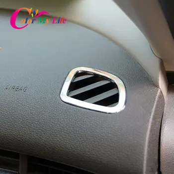 ABS Krom Klima Havalandırma Çıkışı Trim Dekorasyon Trim Sticker için Chevrolet Malibu 2013 2014 2015 Aksesuarları
