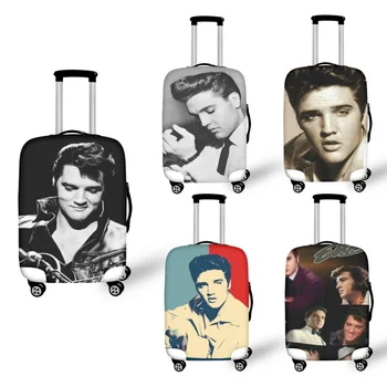 2023 Yeni Sıcak Elvis Presley Baskı Bagaj Koruyucu Toz Kapakları Elastik 18-32 inç bavul kılıfı Seyahat Aksesuarları