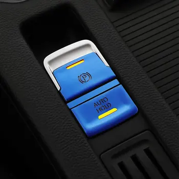 VW Golf 7 7.5 için MK7 2015-2019 Araba El Freni Otomatik Tutma P Anahtarı Düğmesi Sticker kapatma başlığı Trim Koruma Aksesuarları