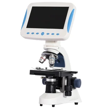 Laboratuvar Bileşik Biyolojik BL - 2208 Binoküler microscopio Optik Mikroskop İle 7 İnç LCD Ekran