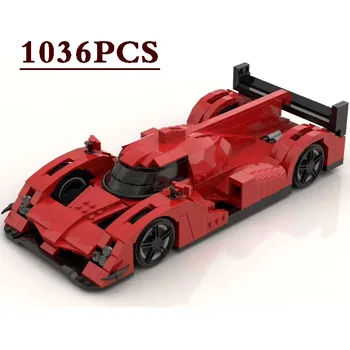 Klasik MOC-1036 Hız Şehir Yarış 1036 adet Araba Yarışı Tasarım DIY oyuncak inşaat blokları Çocuklar için Doğum Günü Hediyeleri Yılbaşı Hediyeleri