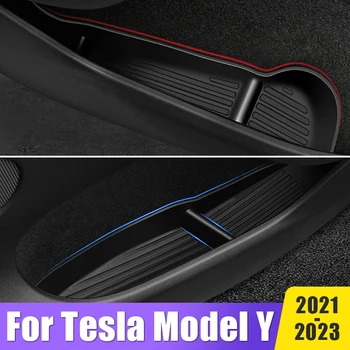 4 Adet Araba Kapı Yan saklama kutusu Kolu Kol Dayama Organizatör Tepsi Dekorasyon Tesla Modeli Y 2021 2022 2023 İç Aksesuarları