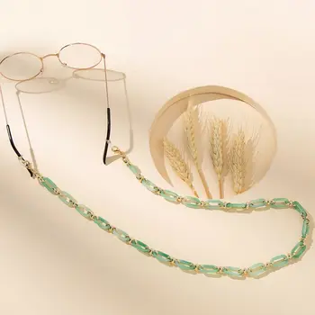 Kaymaz Basit Mizaç Kadın Maskesi Asılı Halat Güneş Gözlüğü Gözlük Zarif Gözlük Zincirleri Akrilik Boyun Askısı