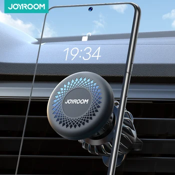 Joyroom Manyetik Araç Telefonu Tutucu Mıknatıs Smartphone Cep Standı Hava Firar Klip Cep GPS Desteği iPhone 14 13 12 Pro Max