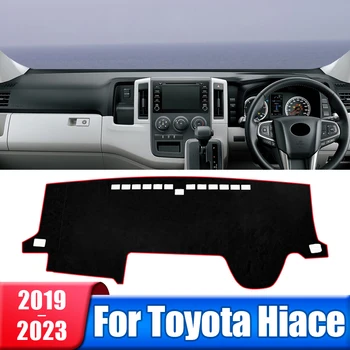 Araba Dashboard Mat Toyota Granvia Hiace Banliyö 2019 2020 2021 2022 2023 Gösterge Paneli Güneş Gölge kaymaz ped Aksesuarları