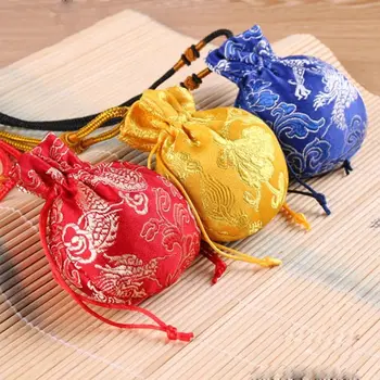 Kolye Durumda hediye kesesi Asılı Dekorasyon İpli Kadınlar Takı Çantası Çin Tarzı saklama çantası Poşet Çanta Kılıfı
