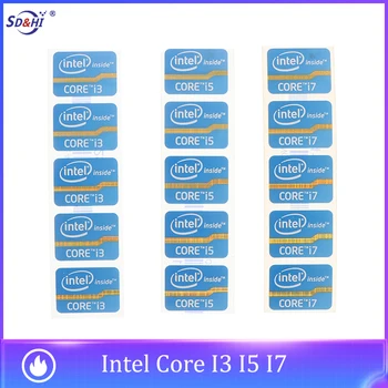 1/5 ADET Ultrabook Performans Etiket Etiket Dizüstü logo çıkartması Intel Core İ3 İ5 İ7 Standart Boyut