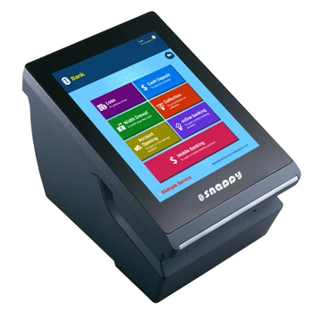 kuyruk yönetim sistemi için SMS ile 8 inç Serbest Duran Arapça destek KYS Bilet Dağıtıcı