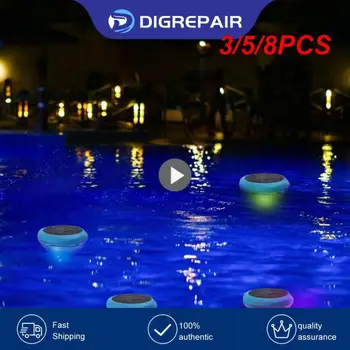 3/5/8 ADET LED ışıkları Su Geçirmez RGB sualtı ışığı İçin düğün ışıkları Küvet Gölet Havuzu Küvet Akvaryum Parti Yüzme Havuzu Dekor