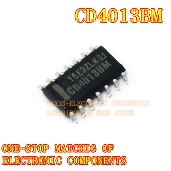 10 Adet / paket CD4013BM96 SOIC-14 CMOS çift sınıf D flip-flop, SMD mantık çip