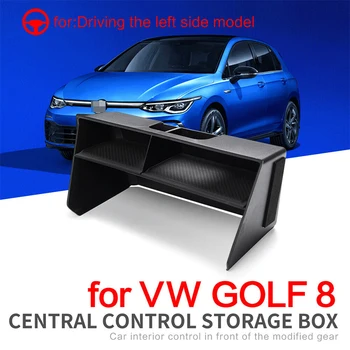 VW Volkswagen Golf 8 için MK8 CD1 2020 2021 2022 Golf8 Araba Merkezi Kol Dayama saklama kutusu Merkezi Konsol Akın Organizatör Tutucu