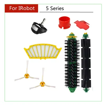 IRobot 5 Serisi Süpürme Makinesi Aksesuarları Kauçuk Fırça Filtresi Üçgen Kenar Fırça Temizleyici