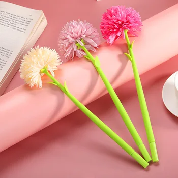 1 adet 0.5 mm Nötr Kalem, Tuhaf Simülasyon Çiçek Fikir Hediye Kalem, Eğitim ve Ofis Okul Yazma Kırtasiye HY-105