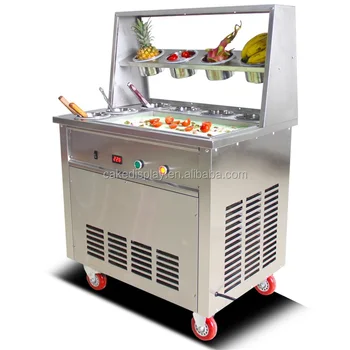 Dondurma rulo kızartma tavası makinesi