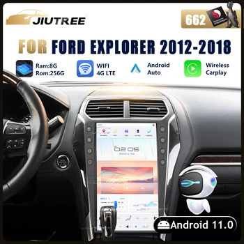 Tesla 14.4 inç ford Explorer İçin Android multimedya Araba Radyo ford Explorer 2011-2019 İçin GPS Navigasyon Stereo autoradio