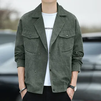 Bahar yeni erkek ceket ceket ceket trendi rahat ilkbahar ve sonbahar Kore versiyonu ince uydurma moda ve yakışıklı üst fo