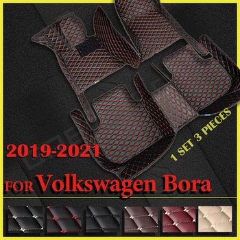 Araba Paspaslar VW Volkswagen Bora 2019 İçin 2020 2021 Özel Oto Ayak Pedleri Otomobil Halı Kapak İç Aksesuarları