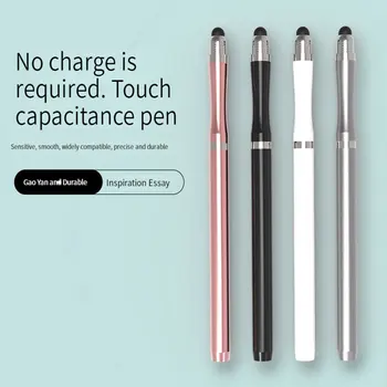 akıllı telefonlar, tabletler, çizim kapasitörleri, genel Android telefonlar, ekran notları, ipad dokunmatik kalemler için uygun 2'si 1 arada dokunmatik kalem