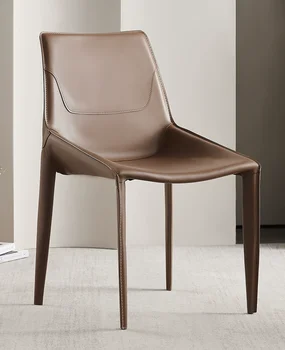 Italyan Eyer sandalye modern lüks yemek sandalyesi basit ev koltuk kahve dükkanı sandalyesi tasarımcı tabure