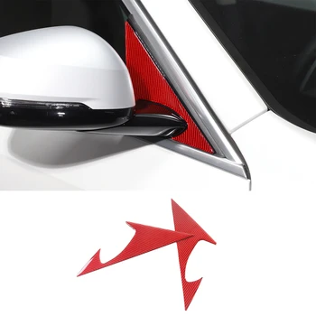 Yumuşak Karbon Fiber Araba Dış dikiz aynası Taban Paneli Sticker BMW için U10 U11 X1 İX1 2023-2024 Araba Aksesuarları