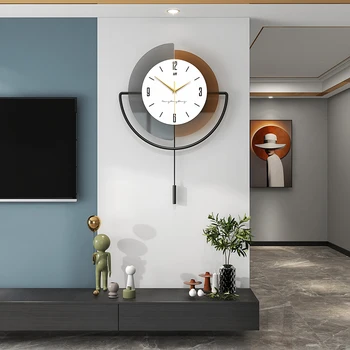 Modern Oturma Odası duvar saati Abd Sessiz Benzersiz Minimalist duvar saati Zarif Avrupa Relogio De Parede Dekorasyon Yatak Odası