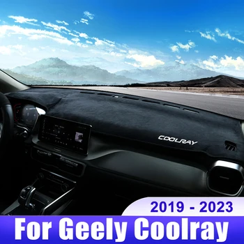 Geely için Coolray SX11 2019 2020 2021 2022 2023 Araba Dashboard Kapak Dash Mat Güneş Gölge Ped Aksesuarları