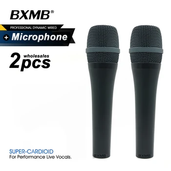 2 adet / grup En Kaliteli Profesyonel Kablolu Mikrofon E935 E945 Süper Kardioid 945 Dinamik Mikrofon Performans Karaoke Canlı Vokal
